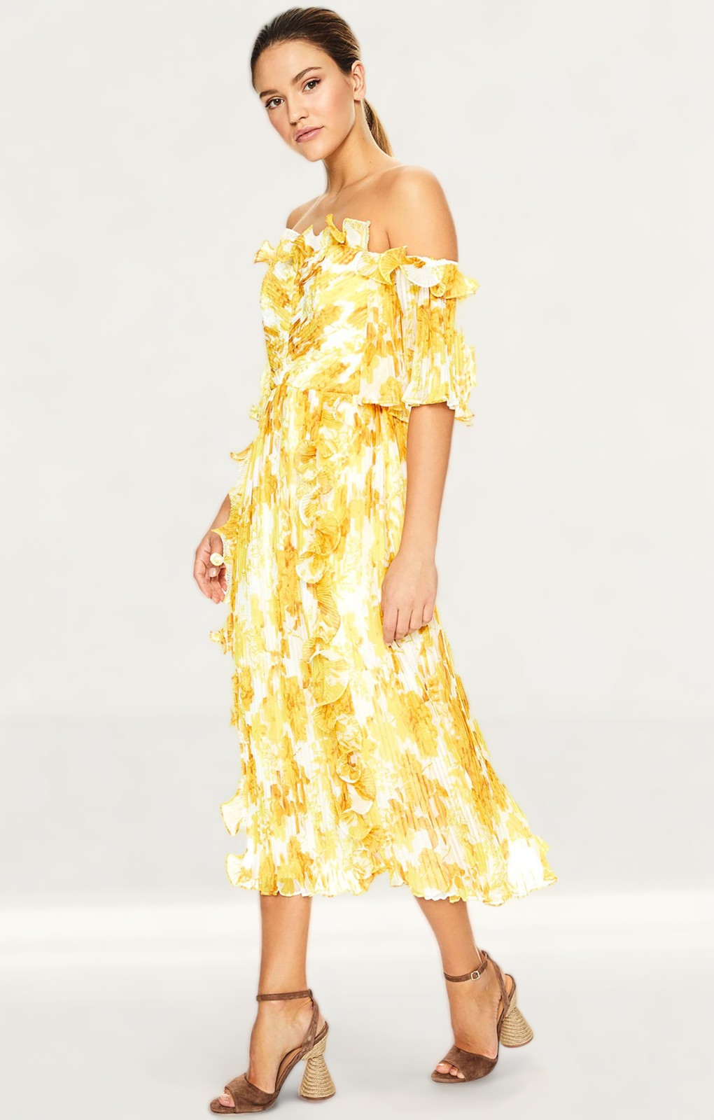 Talulah Yellow Sunshine Midi Dress