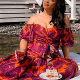 Talulah Floral Las Palmas Midi Dress