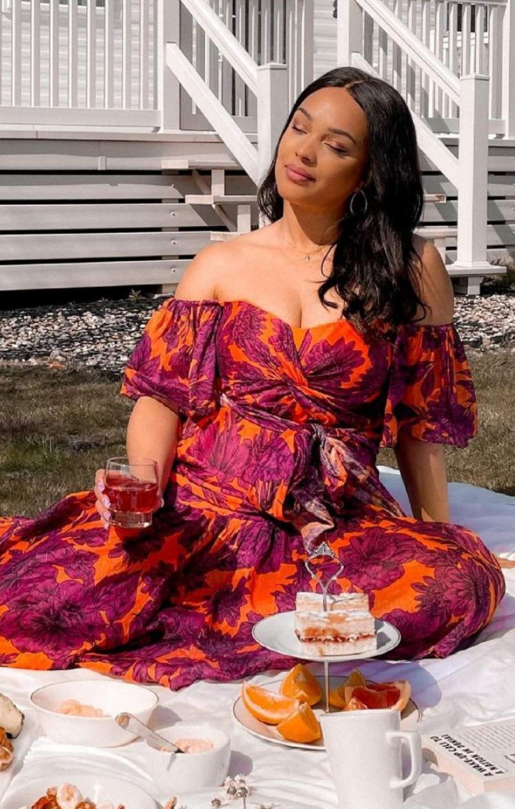 Talulah Floral Las Palmas Midi Dress