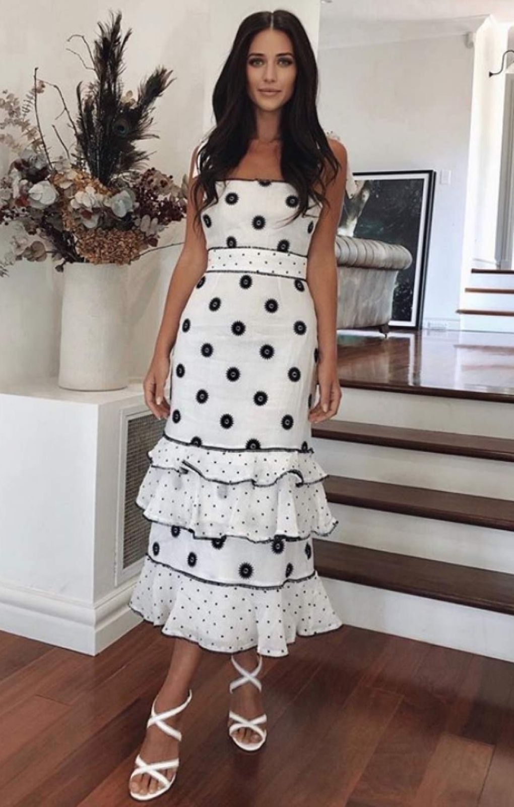 Talulah White Whimsical Midi Dress