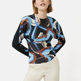 Jigsaw Painted Abstract Top