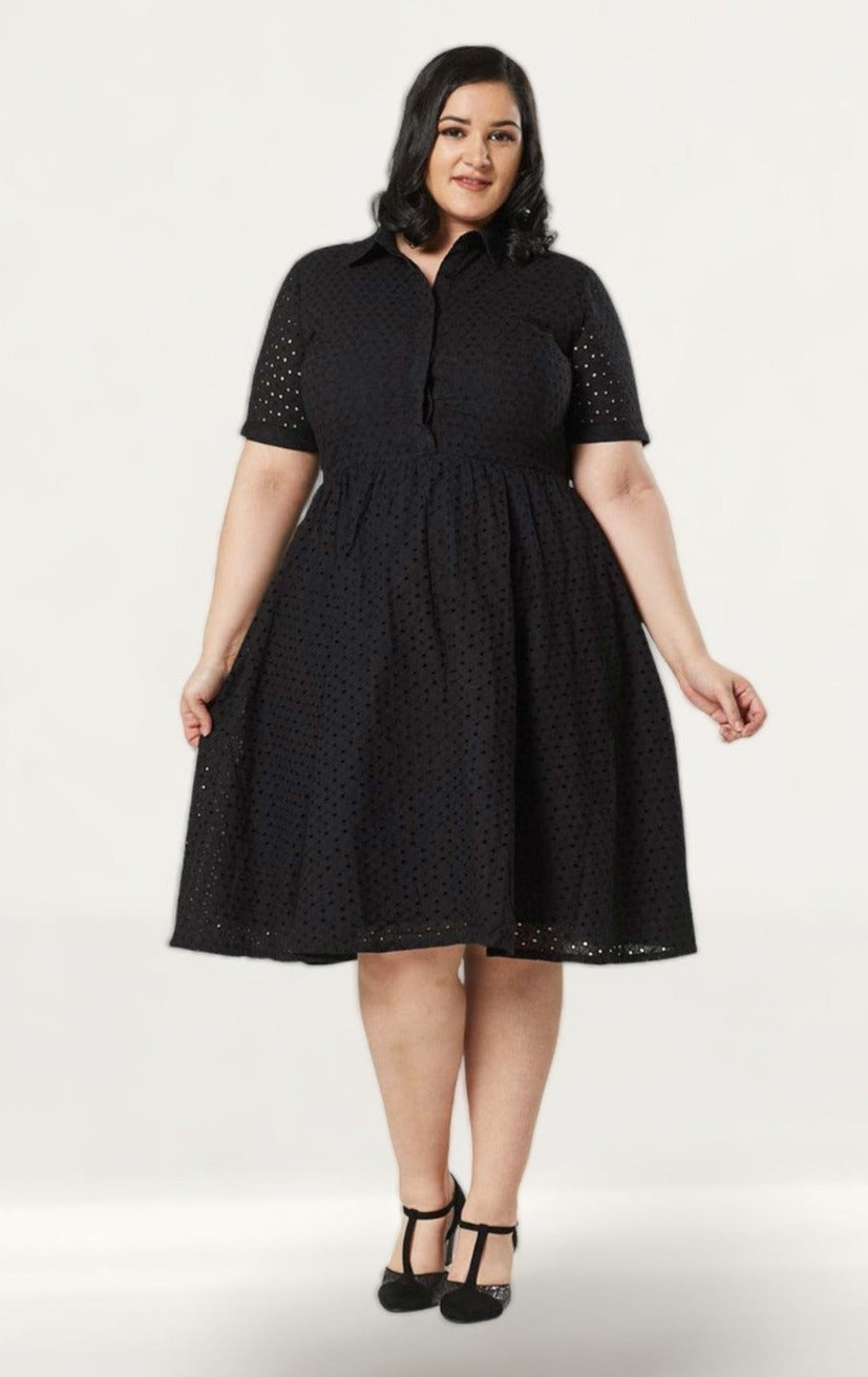 Timeless London Curve Black Harlow Midi Dress product image