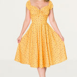 Timeless London Curve Yellow Floral Serenity Midi Dress product image