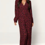 Timeless London Red Print Vienna Jumpsuit product image