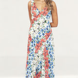 Topshop Summer Floral Midi Dress