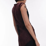 Topshop Mix And Match Lace Cap Sleeve Jersey Mini Dress In Multi