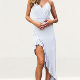 TwoSisters The Label Morgan Grey Midi Dress