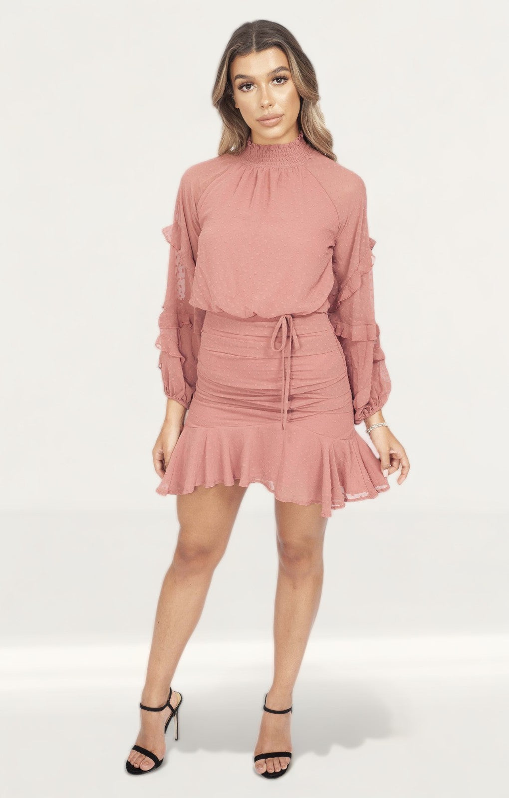 TwoSisters The Label Piper Dress In Mauve product image