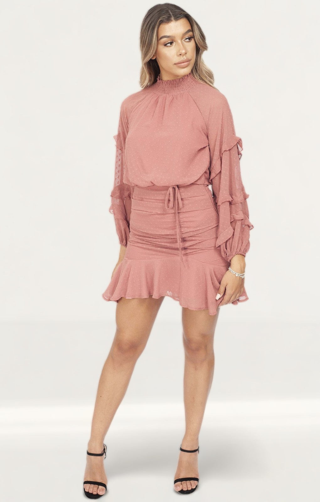 TwoSisters The Label Piper Dress In Mauve product image