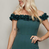 Little Mistress Trooper Bardot Maxi Dress product image