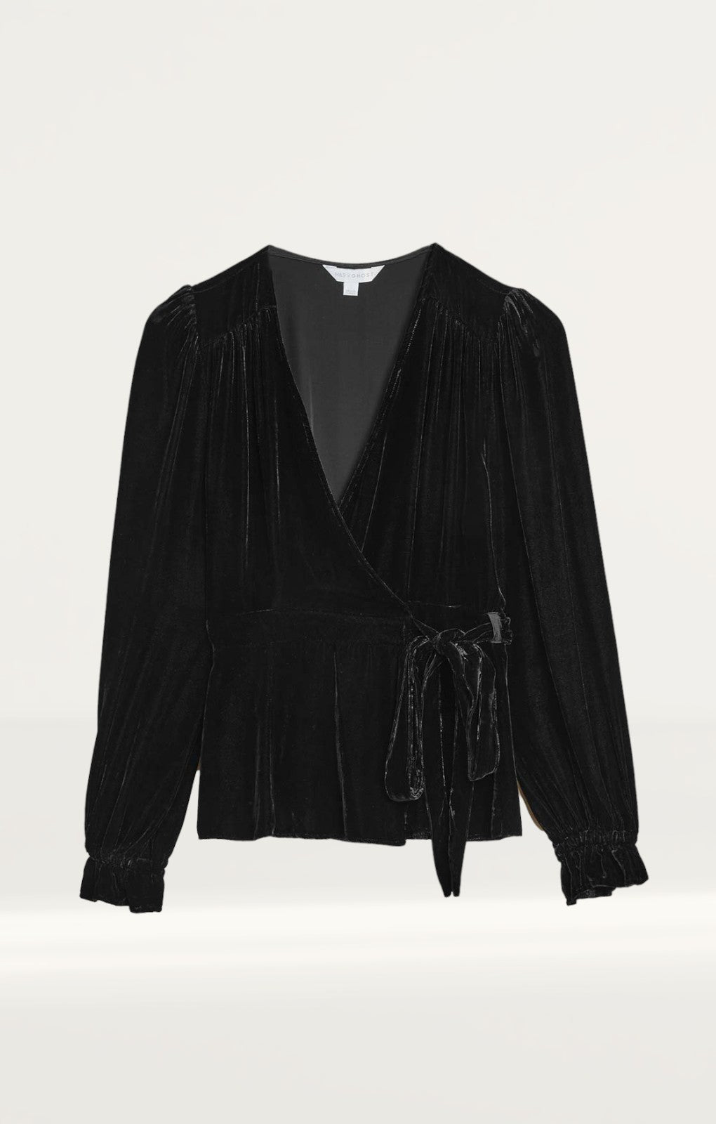M&S X Ghost Velvet Wrap Top product image