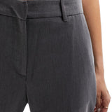 Vero Moda Tailored Kick Flare Trousers In Medium Grey Melange