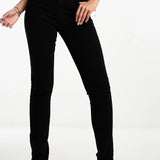 Vero Moda Tanya Skinny Jean With Mid Rise In Black