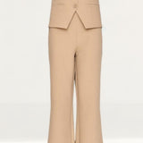 Warehouse Taupe Premium Bustier Tailored Jumpsuit product image
