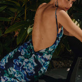 Runaway The Label Navy Floral Channing Maxi Dress product image