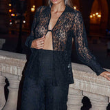 Runaway The Label Black Mae Lace Co-Ord product image
