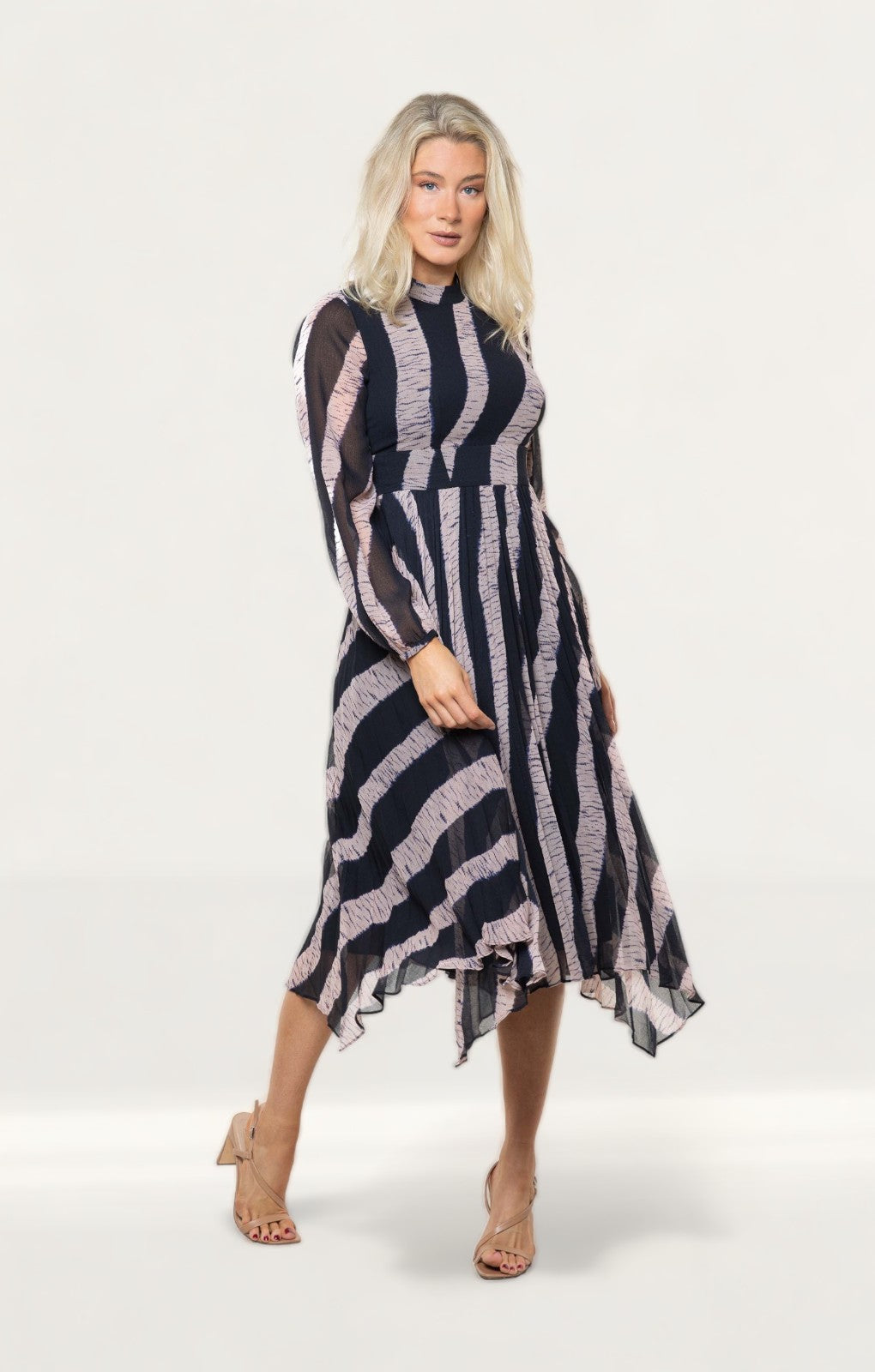 Whistles Shibori Print Dress