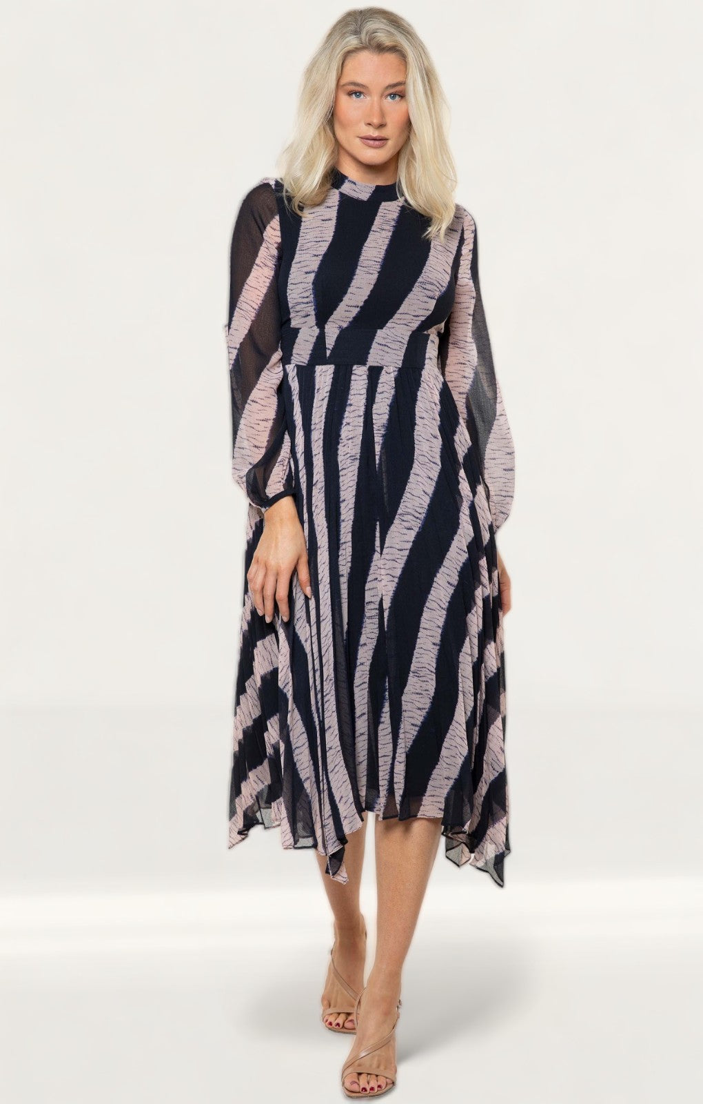 Whistles Shibori Print Dress