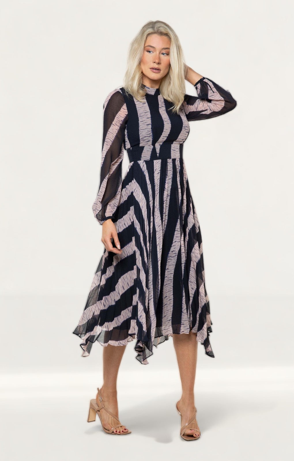 Whistles Shibori Print Dress