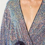 Winona Blue Fantasia Wrap Dress product image
