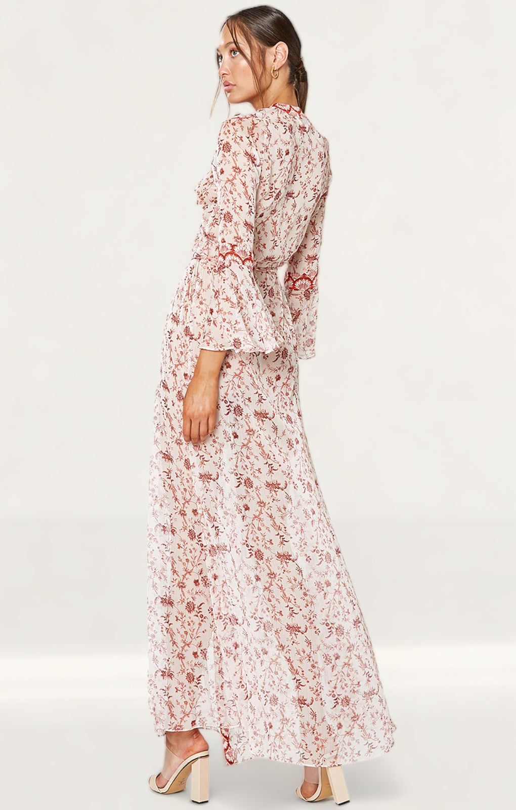 Winona Etude Chiffon Wrap Maxi Dress