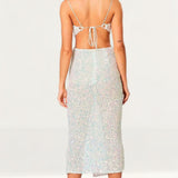 Winona Prism Sequin Midi Dress