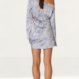 Winona Purple Viper Mini Dress