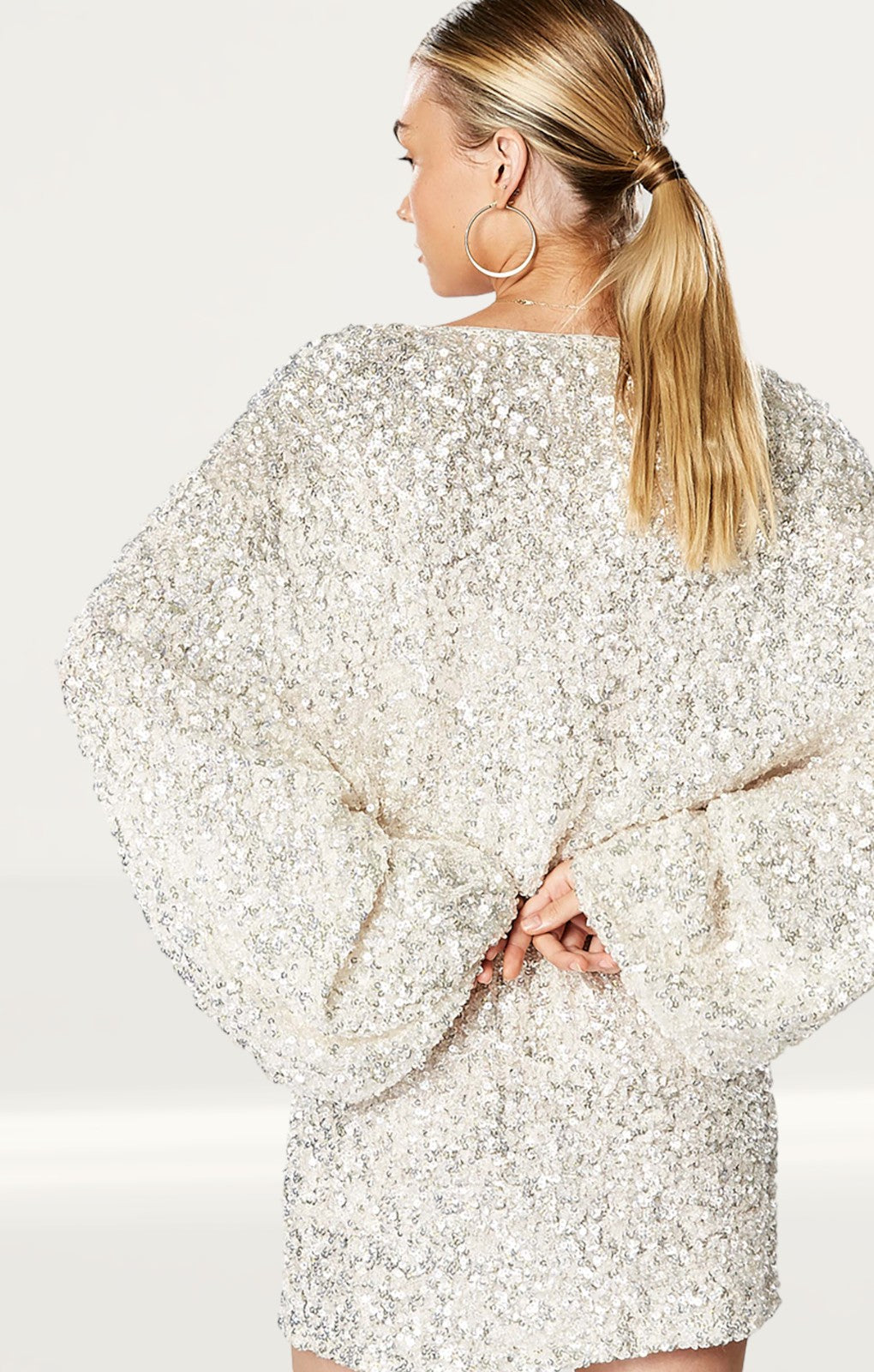 Winona White Synergy Wrap Dress product image