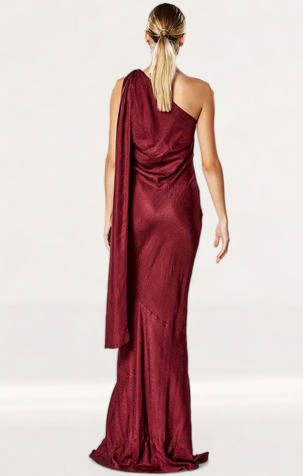 Winona Petite Wine Virtue Maxi Dress