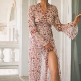Winona Etude Chiffon Wrap Maxi Dress