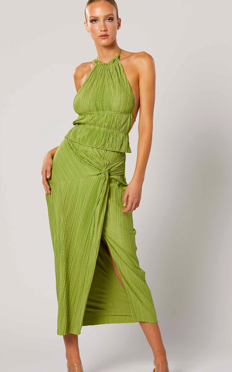 Winona Green Plisse Co-Ord product image