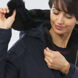 Decathlon Women's Navy Mid-Length Warm Ski Jacket product image
