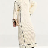 Y.A.S High Neck Knitted Jumper Midi Dress product image