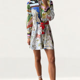 Zara Chain Print Mini Dress product image
