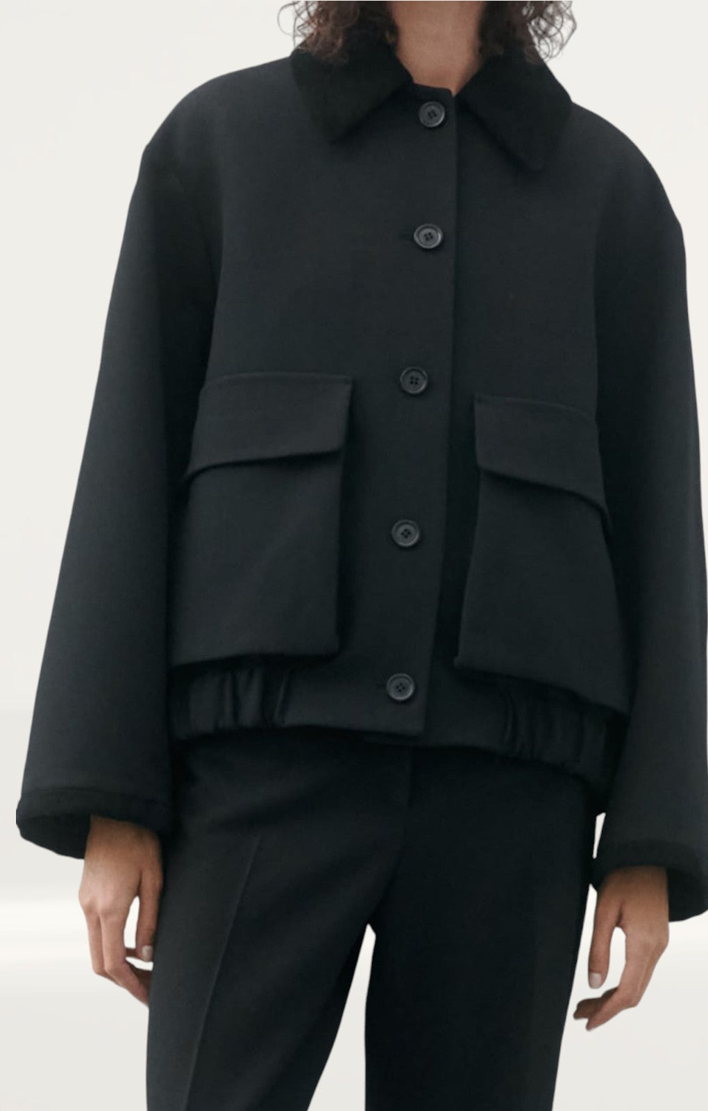 Zara Collection Contrast Bomber Jacket
