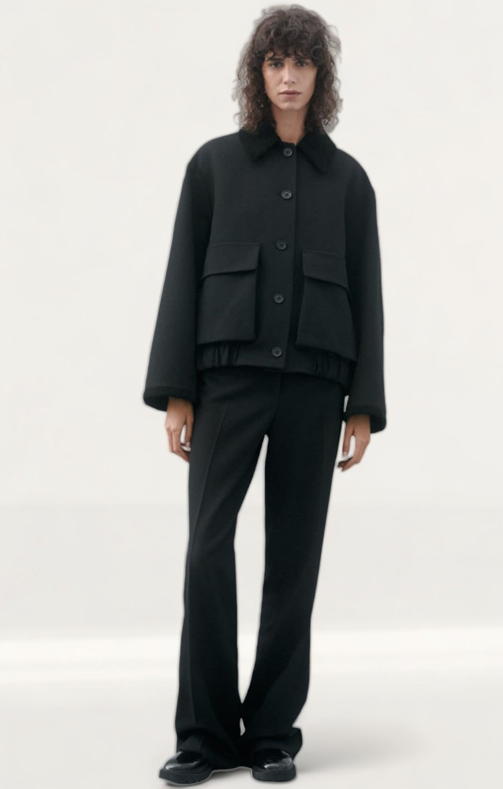 Zara Collection Contrast Bomber Jacket