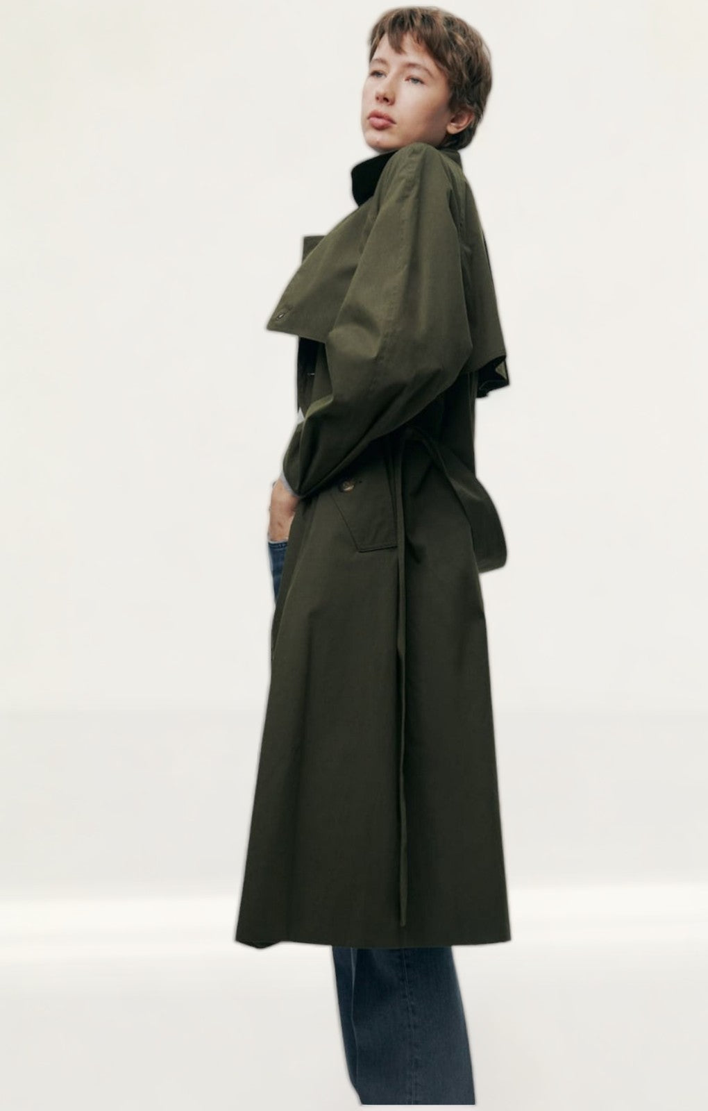 Zara Collection Water Repellent Trench Coat