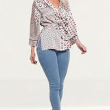 Zara Geometric Print Blouse