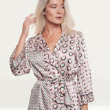 Zara Geometric Print Blouse