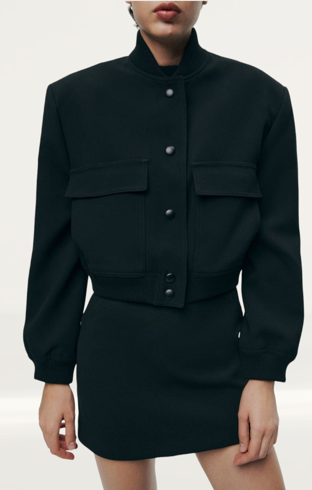 Rent Zara Bomber Jacket With Pockets Hirestreet