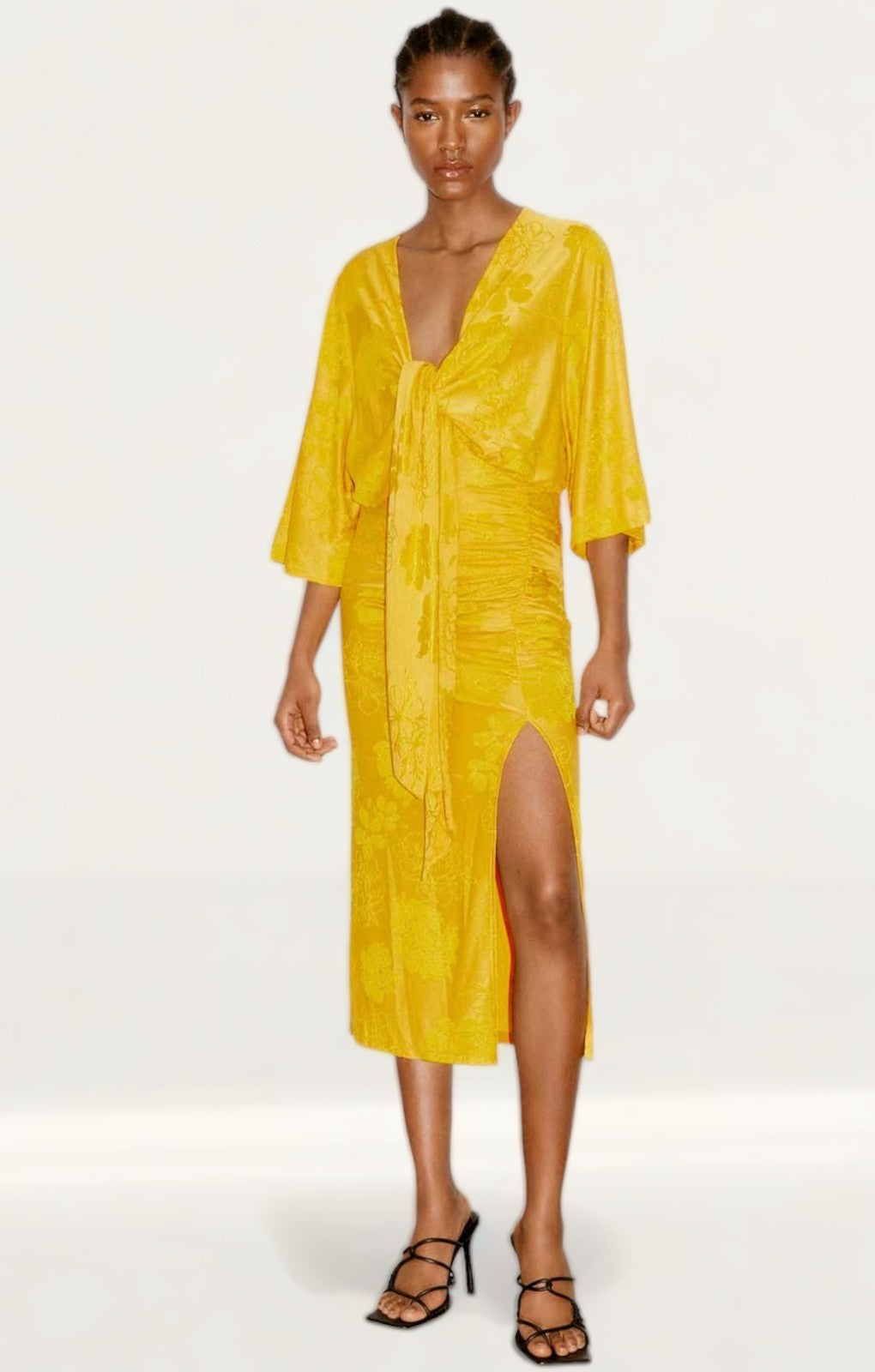 Zara Mustard Jacquard Co-Ord product image