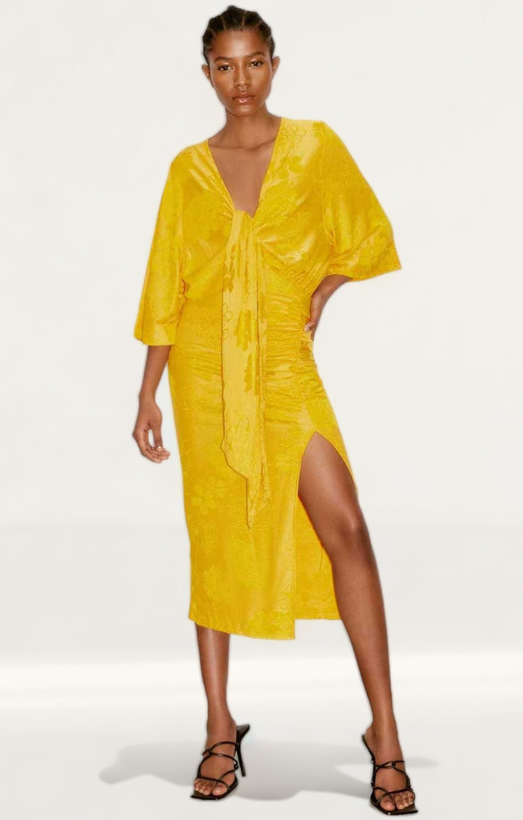 Zara Mustard Jacquard Co-Ord product image