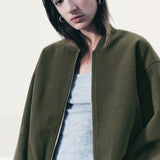 Zara Soft Bomber Jacket With Stoppers