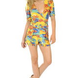 Ebay Only Zara Yellow Tropical Print Co-Ord – co-ords by Zara, available to rent from Hirestreet