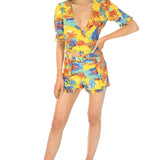 Ebay Only Zara Yellow Tropical Print Co-Ord – co-ords by Zara, available to rent from Hirestreet